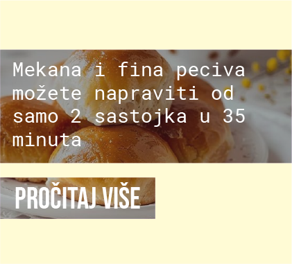 Najlaksi recept za peciva od dva sastojka