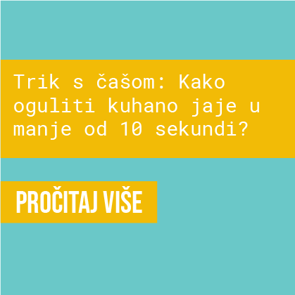 Kako oguliti kuhano jaje