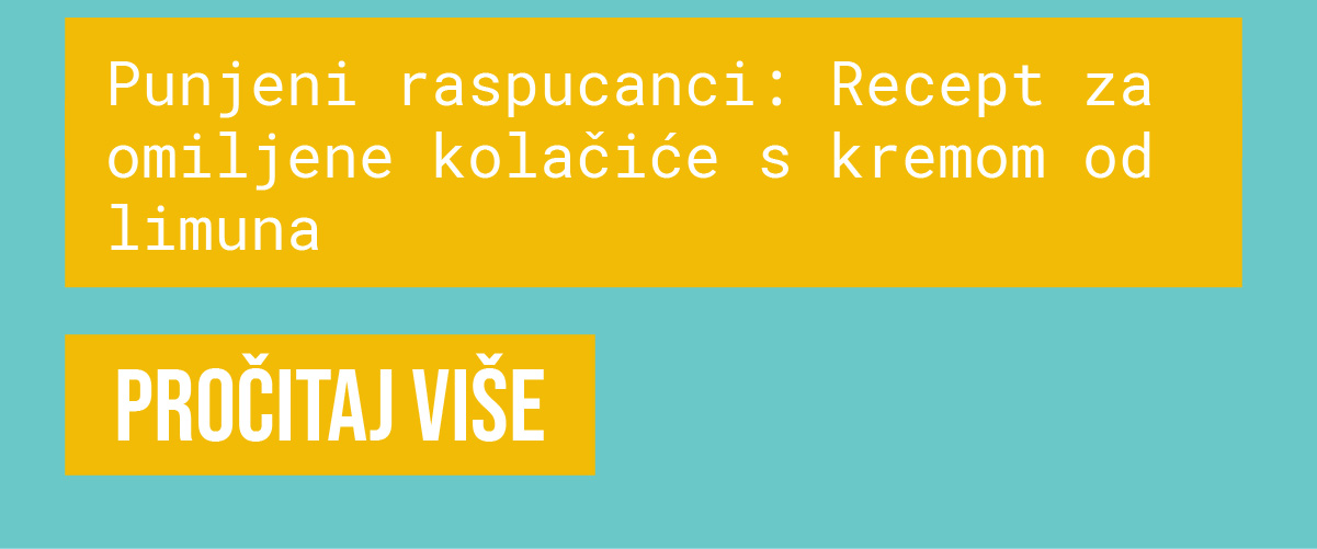 Raspucanci punjeni kremom od limuna recept