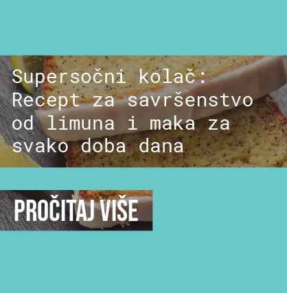 Recept za kolac od maka i limuna
