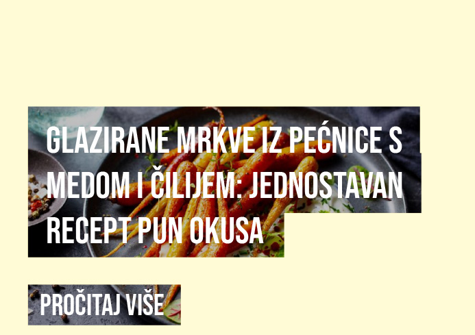 Recept za glazirane mrkve