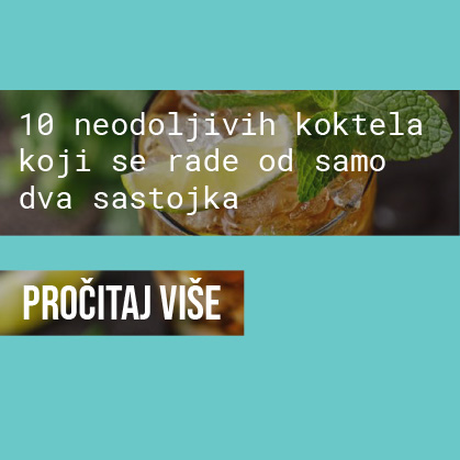 Najbolji kokteli od dva sastojka