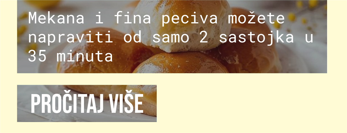 Najlaksi recept za peciva od dva sastojka