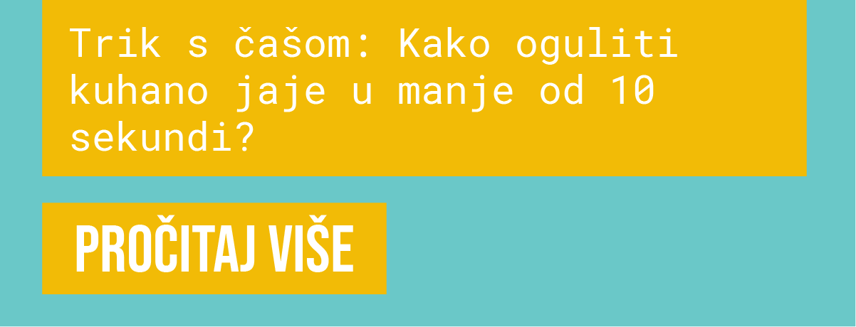Kako oguliti kuhano jaje