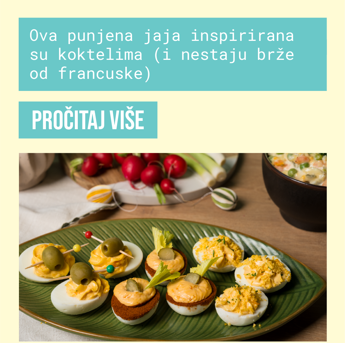Ova punjena jaja inspirirana su koktelima i nestaju brze od francuske